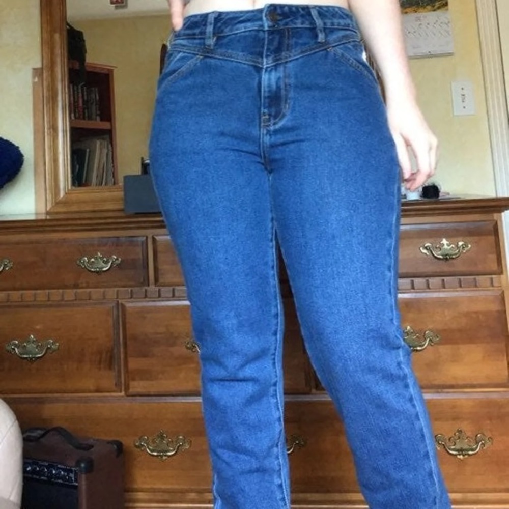 PacSun Everybody mom jeans dark blue